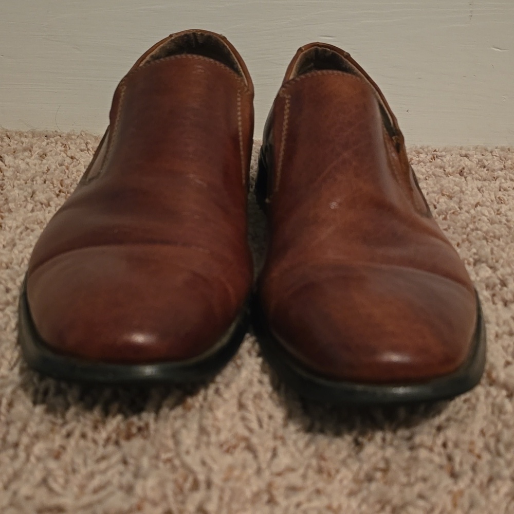 Fratelli Men's Leather Slip On Dress Shoes Size 10 - Picture 8 of 11